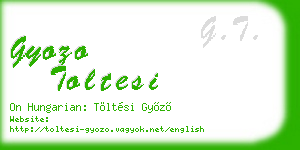 gyozo toltesi business card