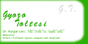 gyozo toltesi business card